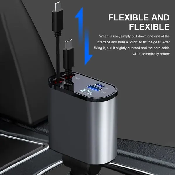 Retractable Car Fast Charger