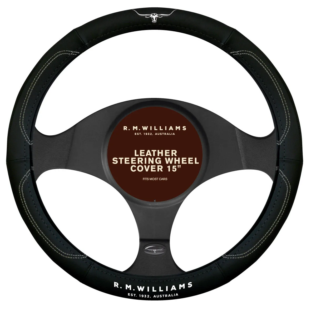 R.M.Williams 15" Steering Wheel Cover