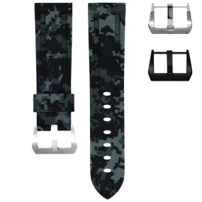 RUBBER STRAP FOR BREITLING COLT - GRAPHITE DIGI CAMO