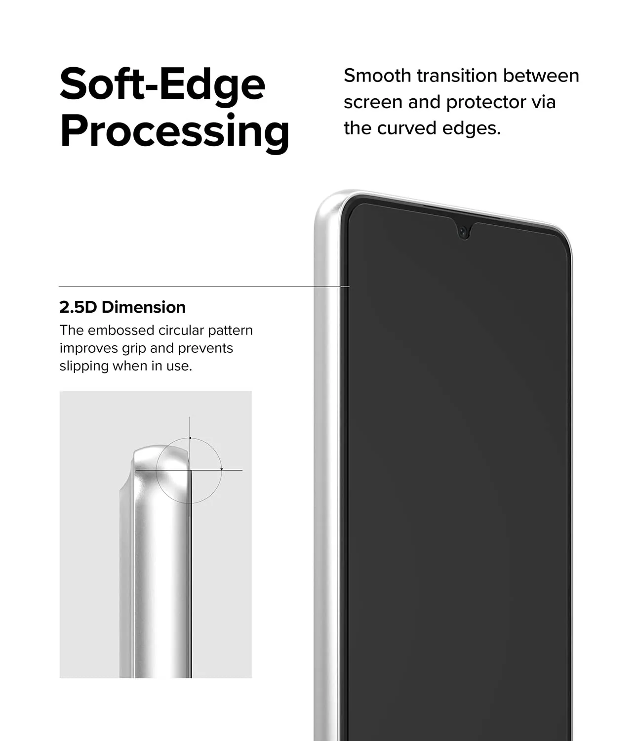 Samsung Galaxy A33 5G Screen Protector| Full Cover Tempered Glass| 2 Pack | With Installation Jig