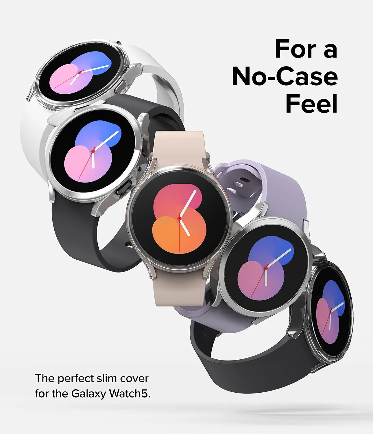 Samsung Galaxy Watch 5 40mm Case| Slim Series| Chrome