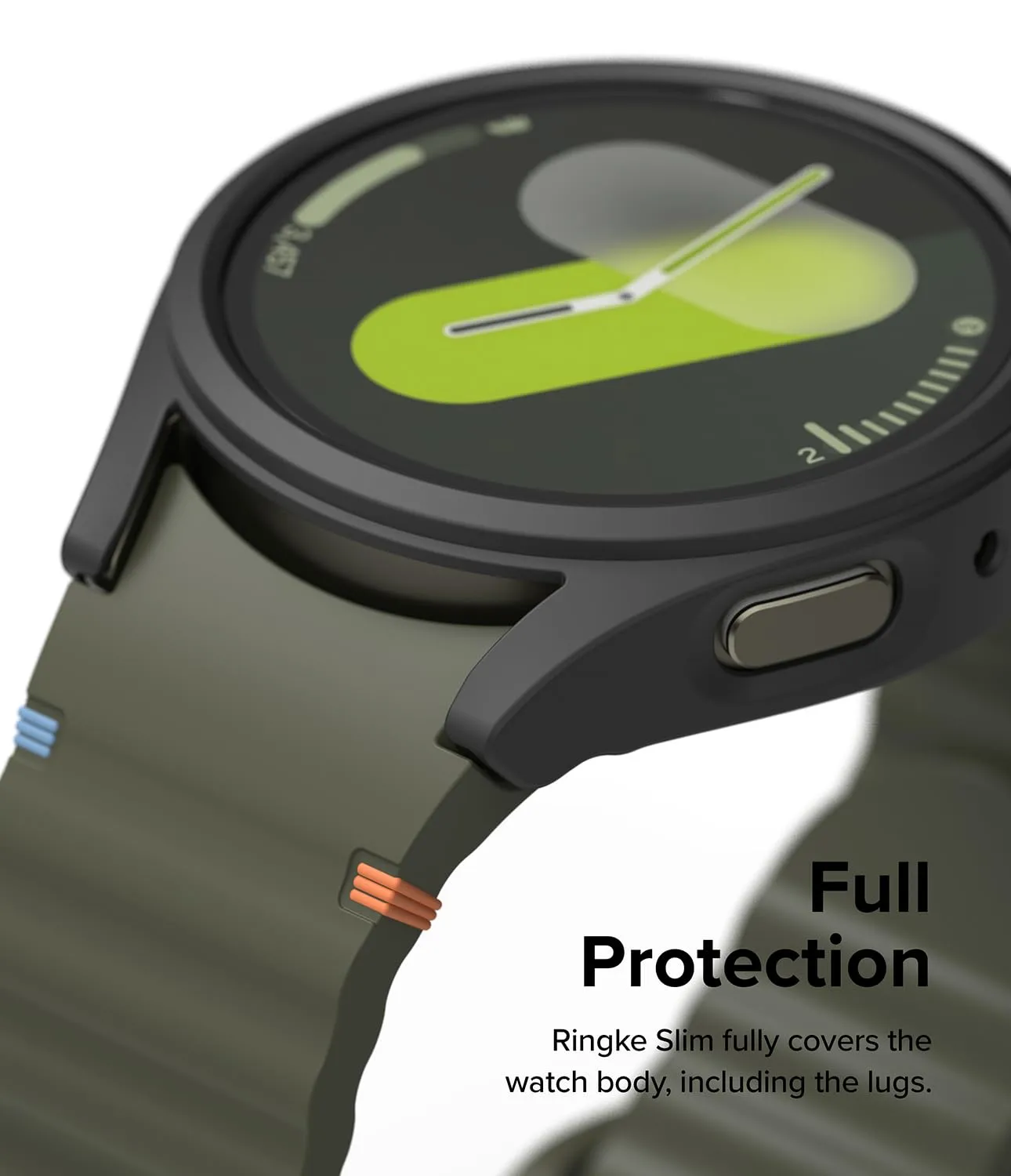 Samsung Galaxy Watch 7 40mm Case   Tempared Glass Sceen Protector [Combo] - Matte Black