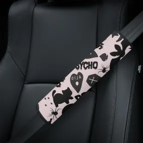 Seat Belt Cover for Cars | Vehicle Seatbelt Protector | Shoulder Pad/Cushion | Safety Belt Wrap | Spooky Boo