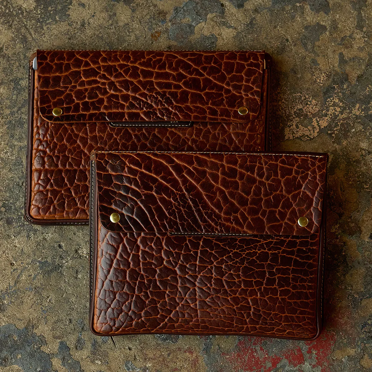 Shrunken Bison & Horween® Hard Cases