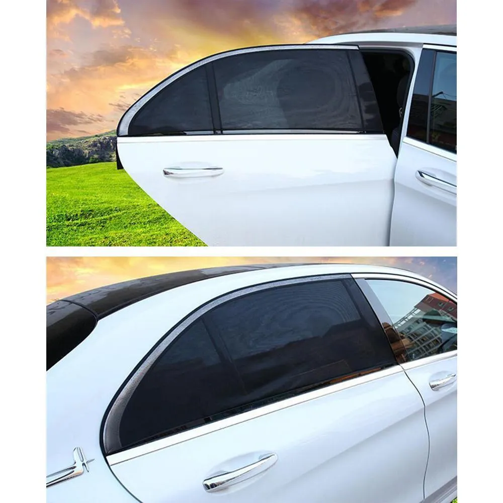 SLIP ON WINDOW SHADES - 2PCS/SET