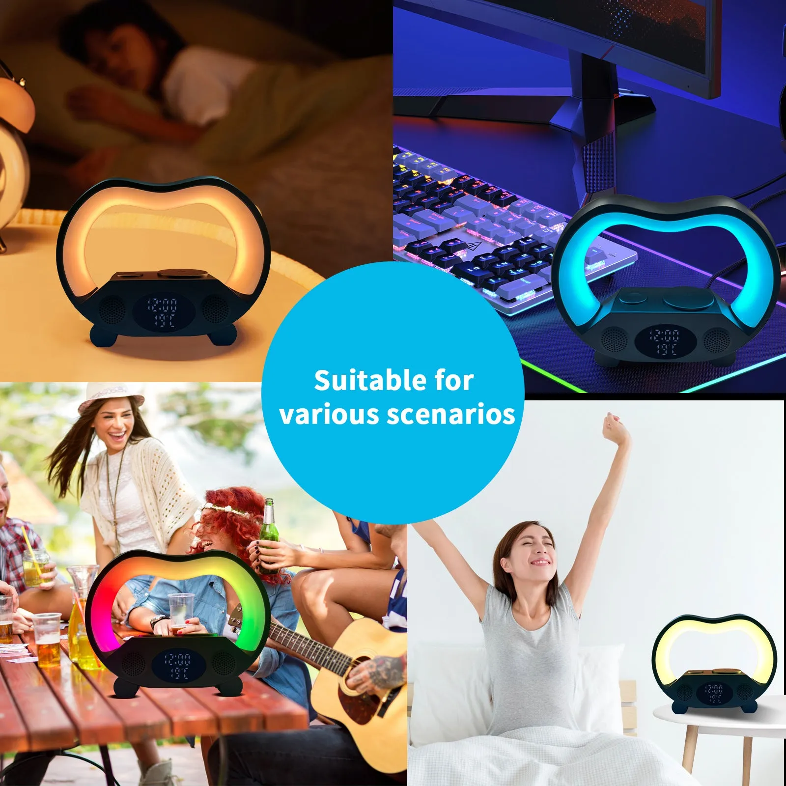 Smart Remote Control Bluetooth-compatible Ambience Intelligent LED