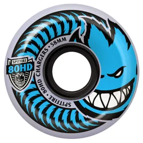 Spitfire - Chargers Conical Clear 56MM 80HD Skateboard Wheels