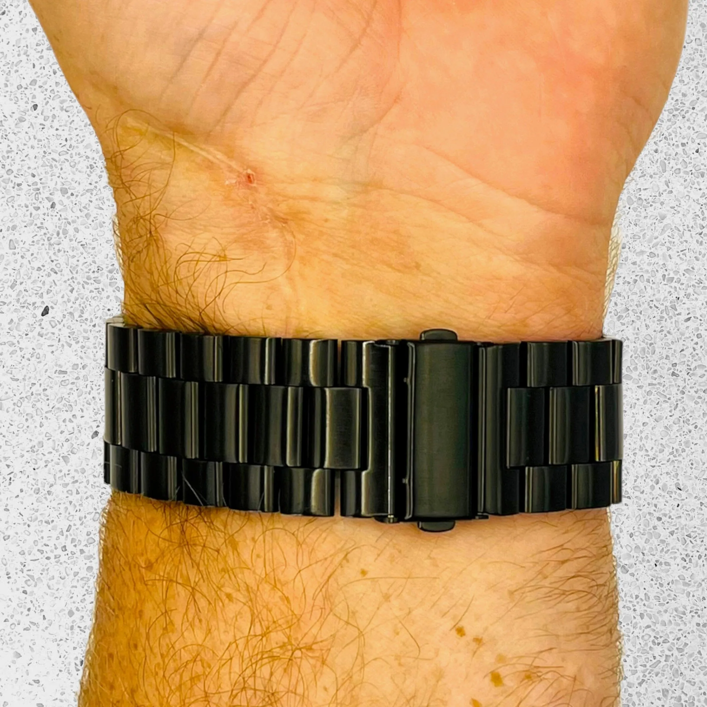 Stainless Steel Link Watch Strap Compatible with the Garmin Approach S42