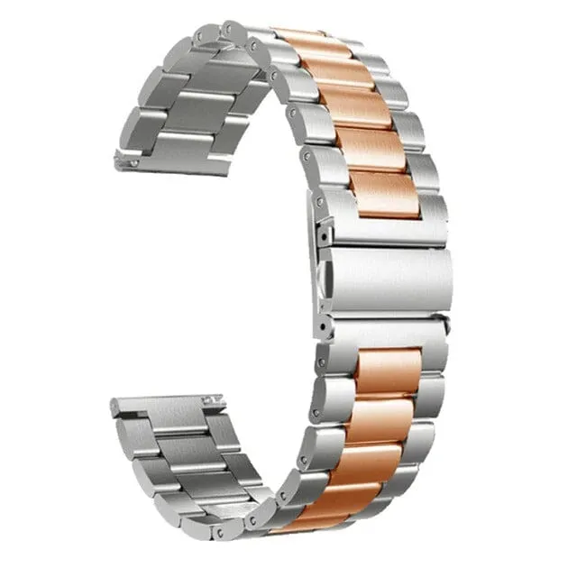 Stainless Steel Link Watch Strap Compatible with the Samsung Galaxy Watch 6 Classic (43mm)