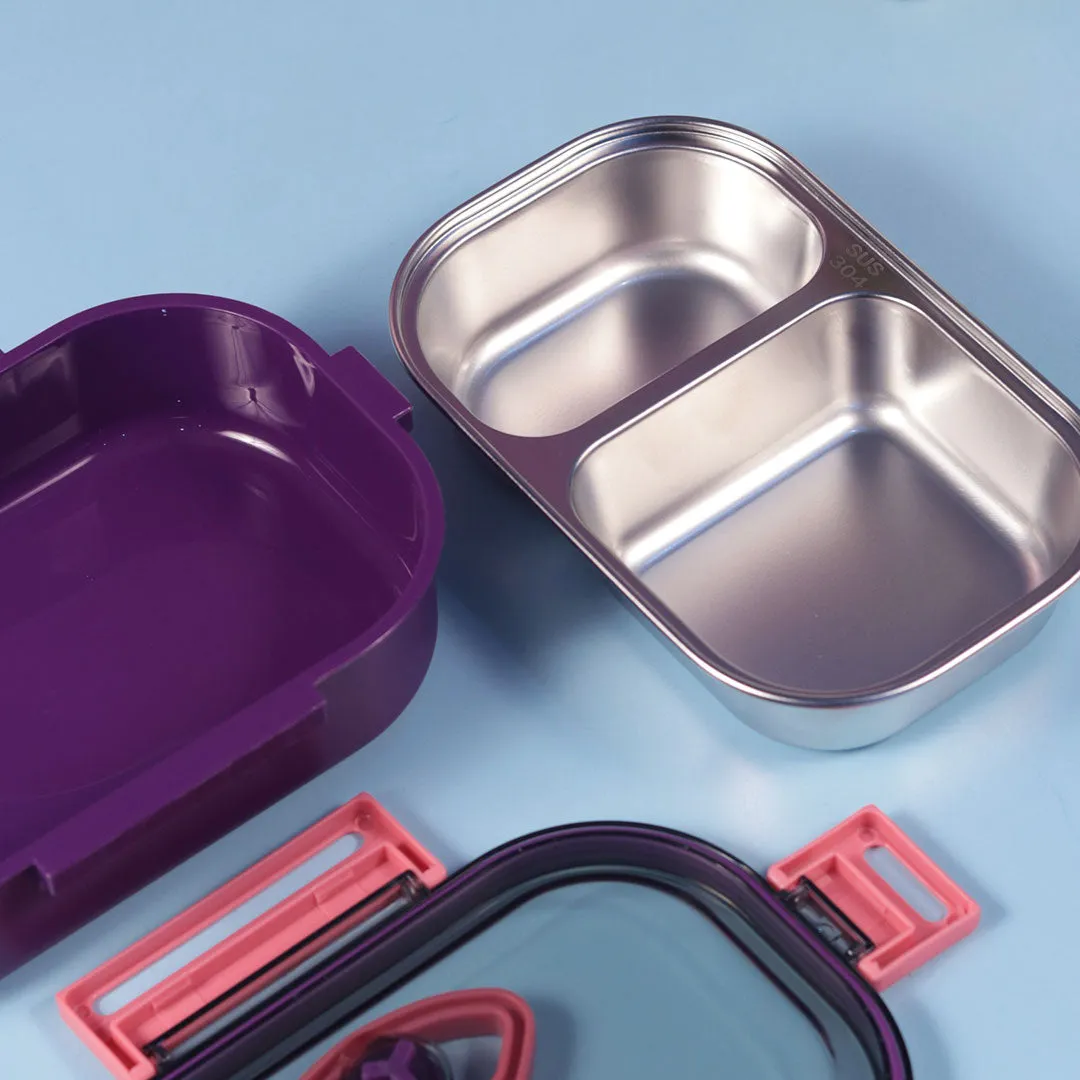 Stainless Steel Lunch Box -Purple(LB-8871)