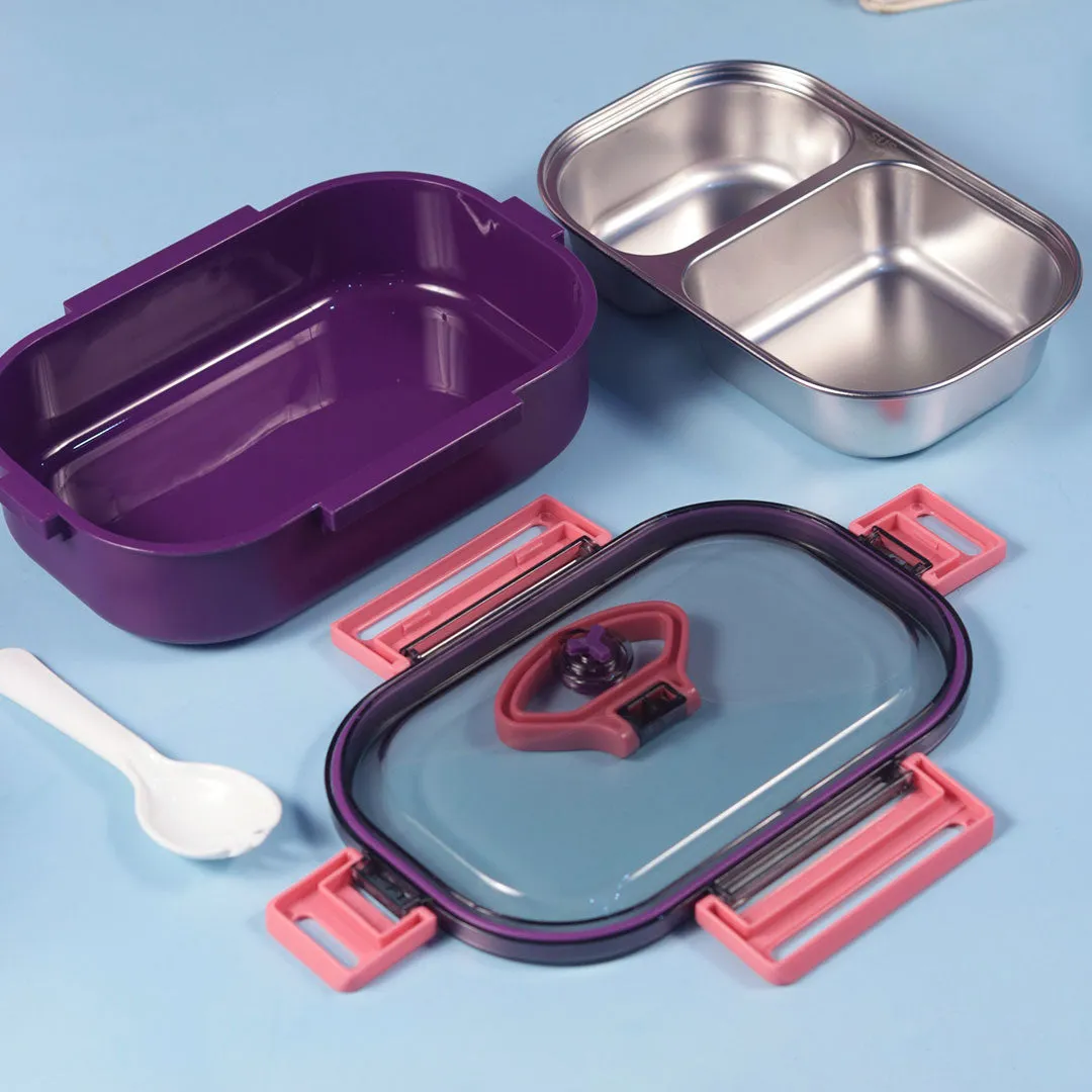 Stainless Steel Lunch Box -Purple(LB-8871)