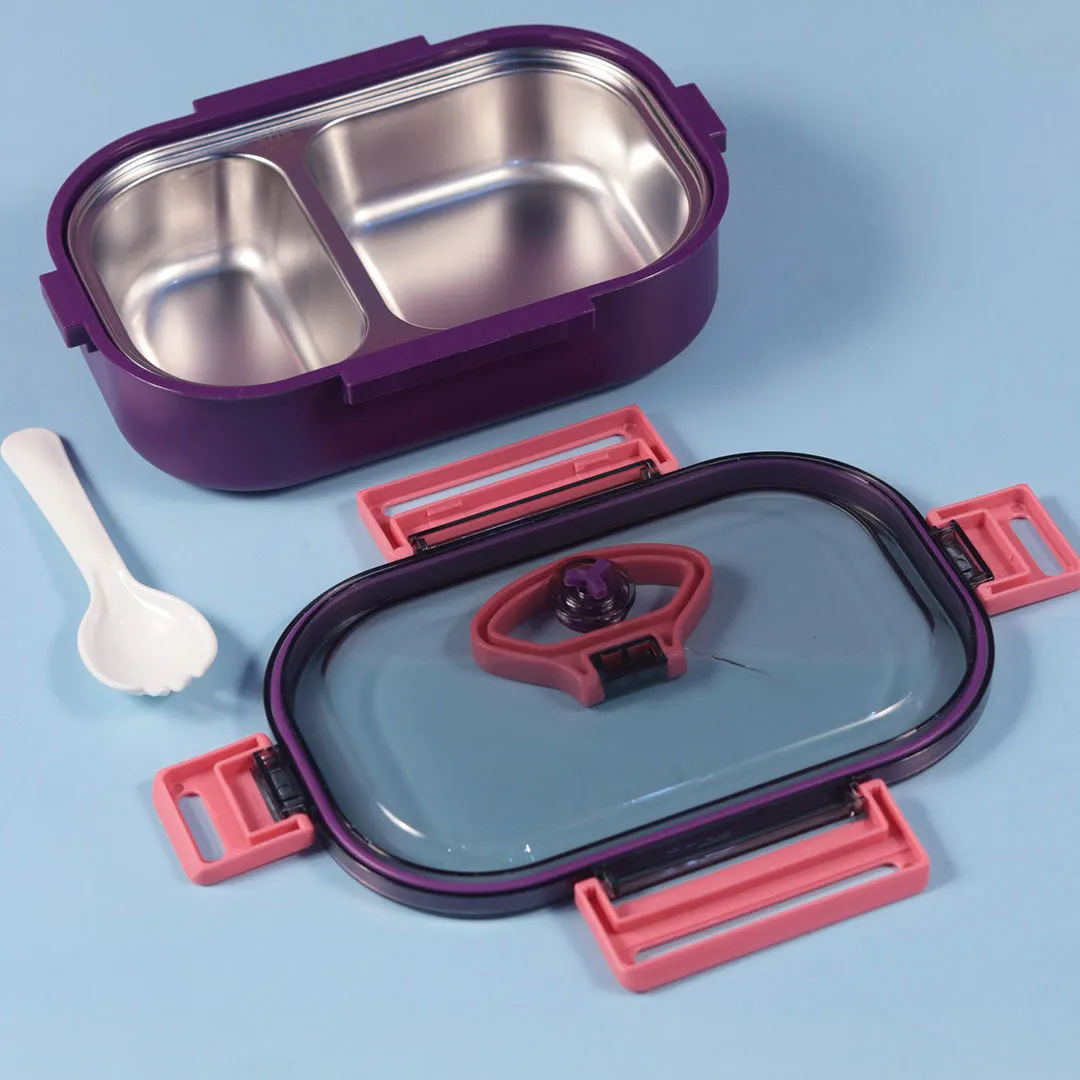 Stainless Steel Lunch Box -Purple(LB-8871)