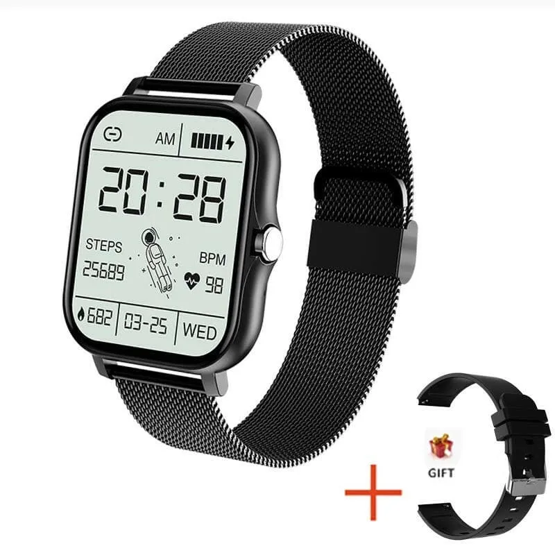 Stylish Women's Smart Watch with Bluetooth and Fitness Tracker