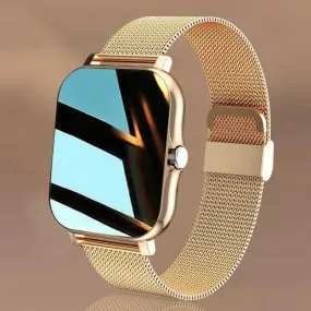 Stylish Women's Smart Watch with Bluetooth and Fitness Tracker