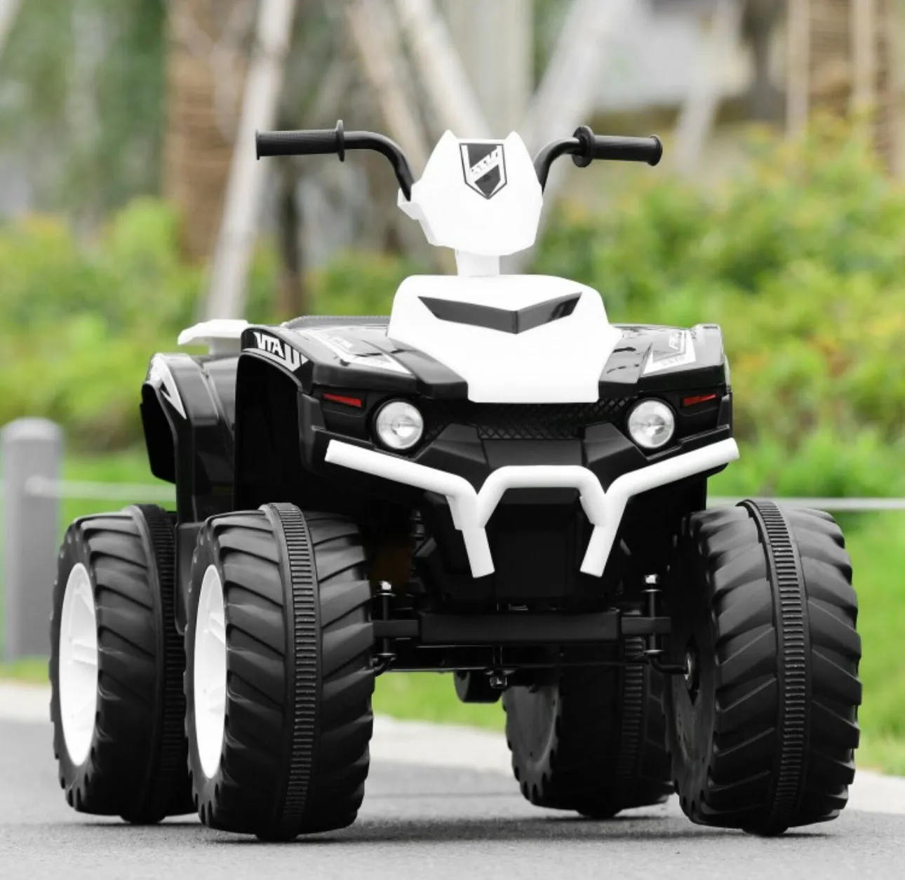 Super Cool 12V Kids Ride On ATV, Car 1 Seater | LED Lights | Heavy Duty Tires | Ages 3-7 | Music | 2 Speeds | Upgraded