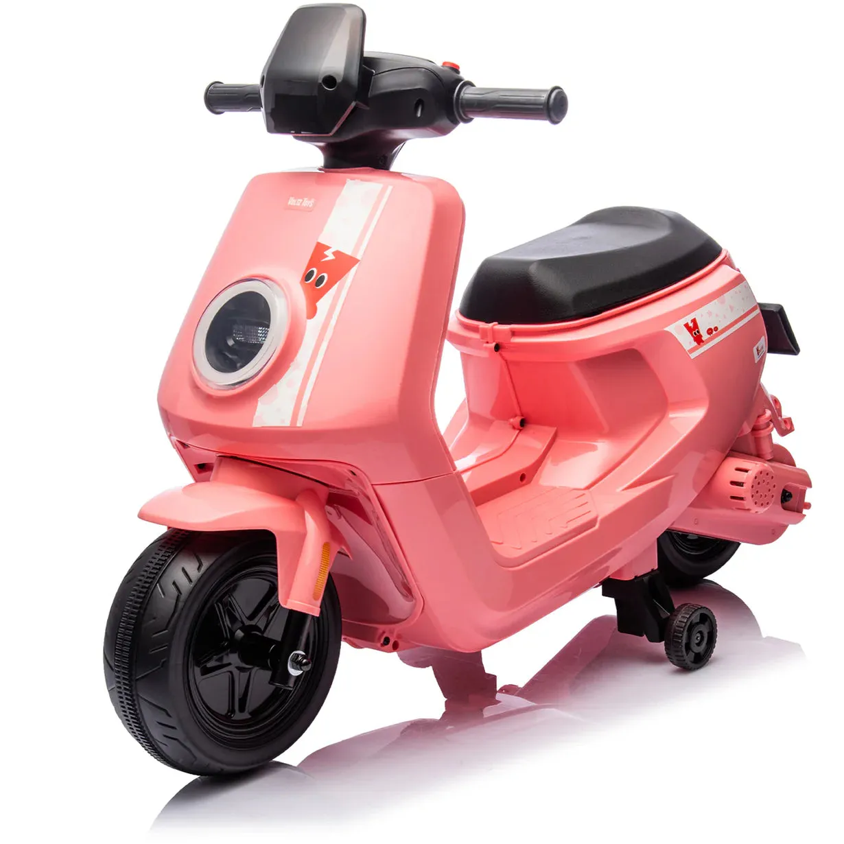 Super Cool 2025 Kids Electric Vespa Style Scooter Car, Upgraded 12V | 1 Seater Motorcycle | MP3 | Ages 2-8