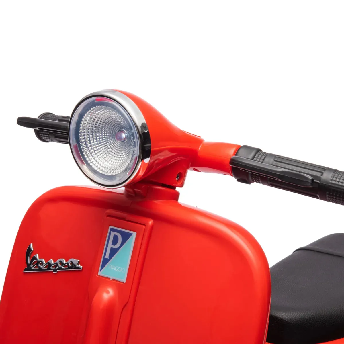 Super Cool Elegant 2025 Vespa Kids Ride On Car Motorcycle Vespa 1 Seater Scooter 12V | Music | USB Ready | LED Lights