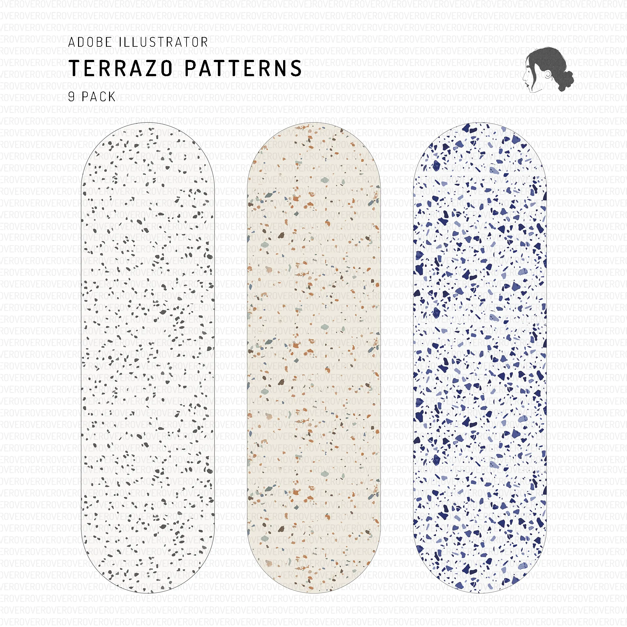 Swatch Colorful Terrazzo Patterns