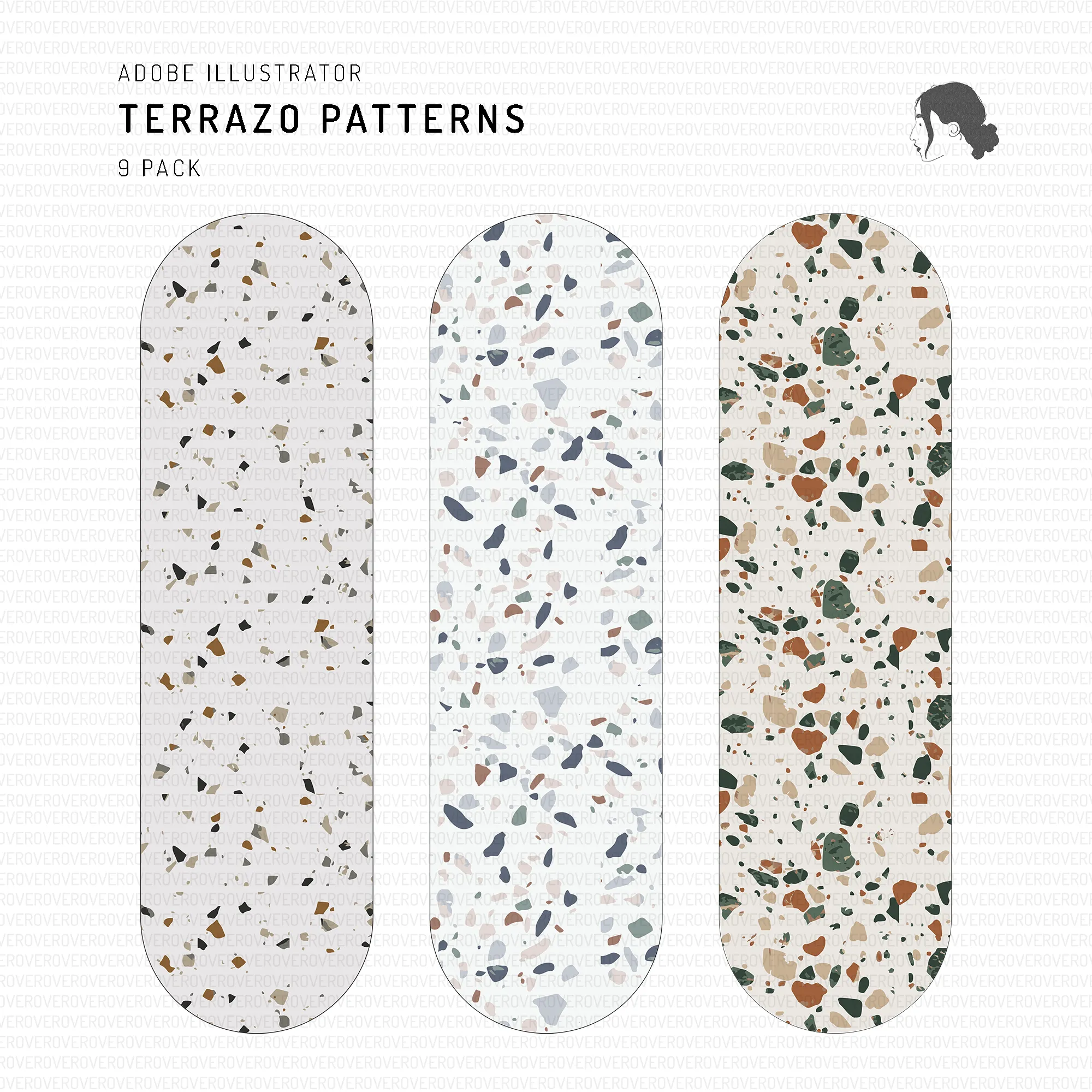 Swatch Colorful Terrazzo Patterns