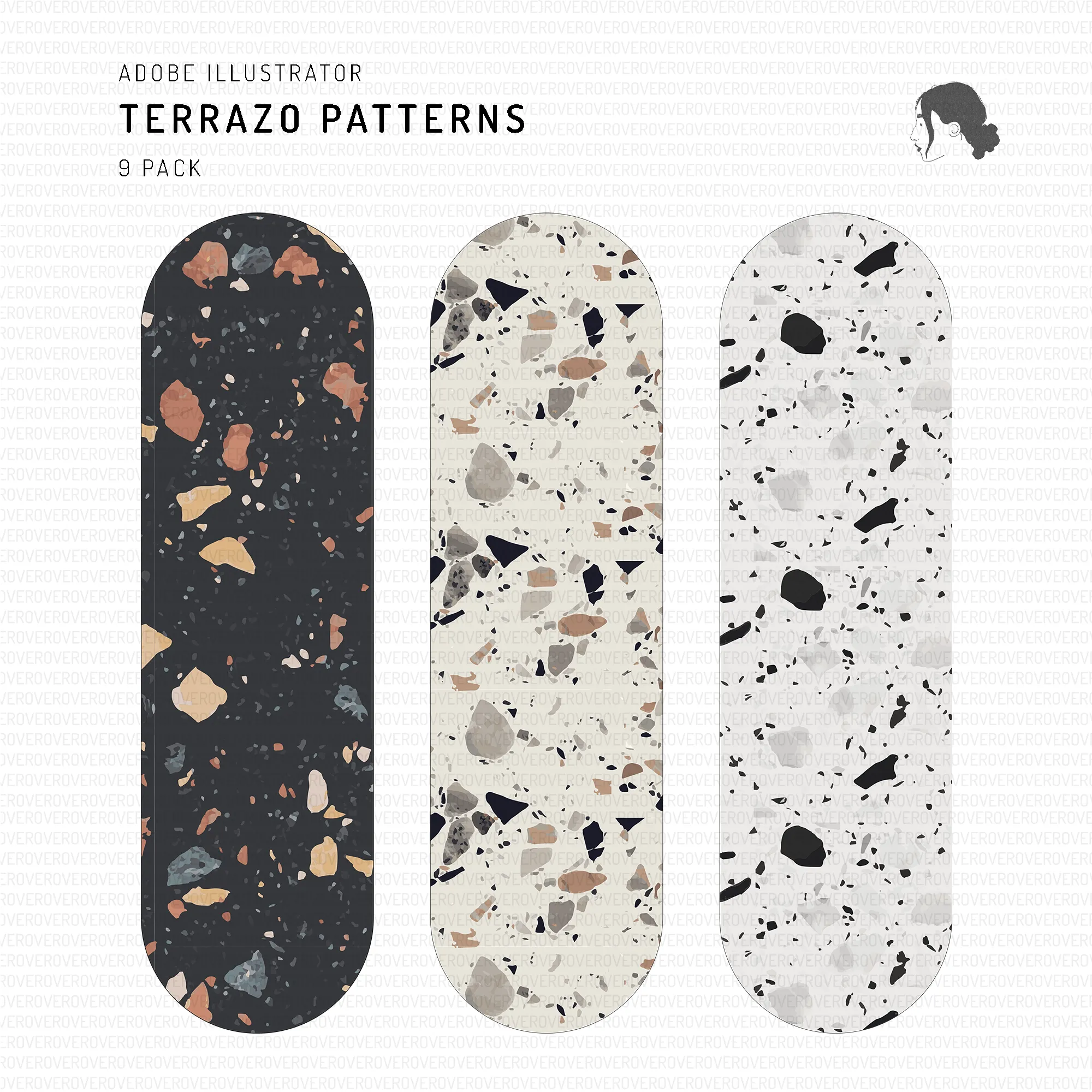 Swatch Colorful Terrazzo Patterns