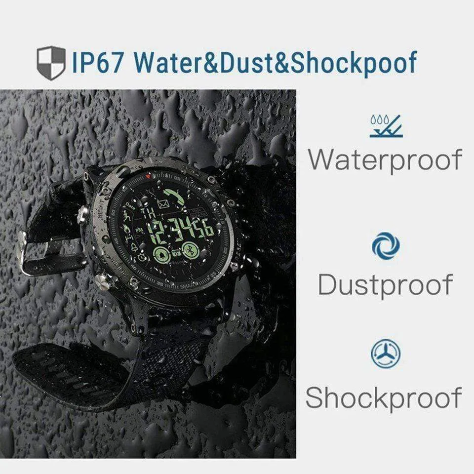 Tactical Smartwatch - Compatible With IOS & ANDROID