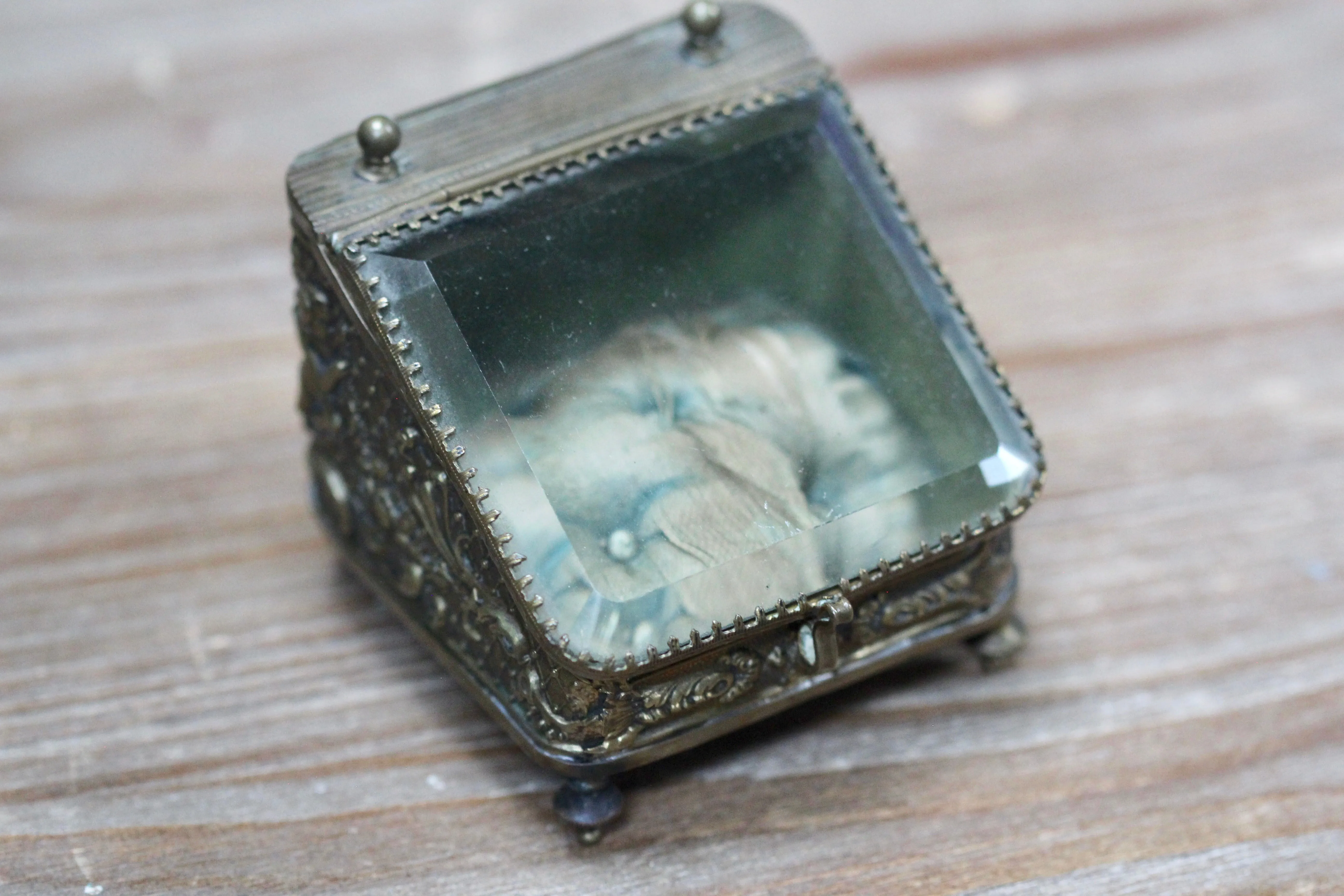 Tafted French Victorian Jewelry Box