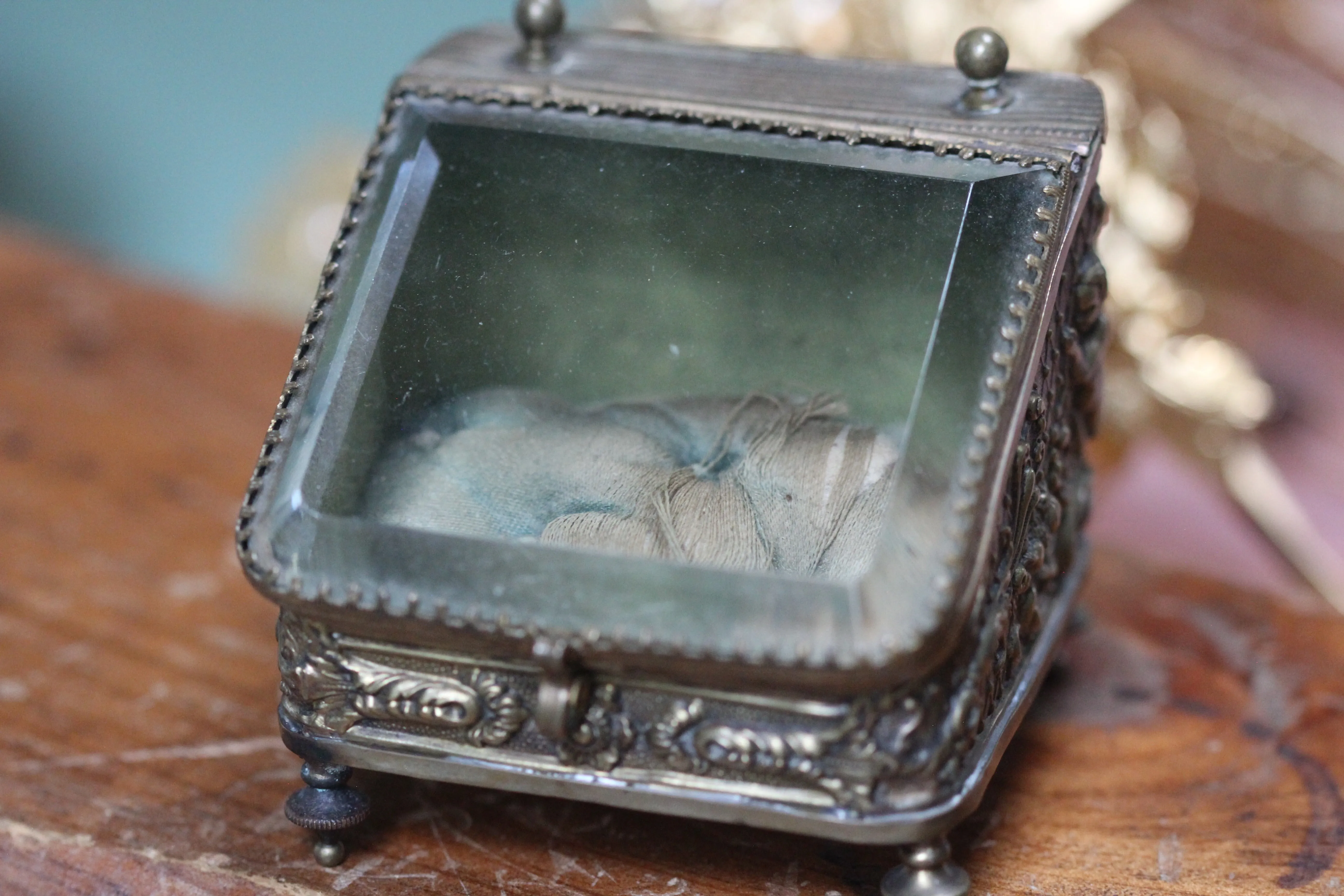 Tafted French Victorian Jewelry Box