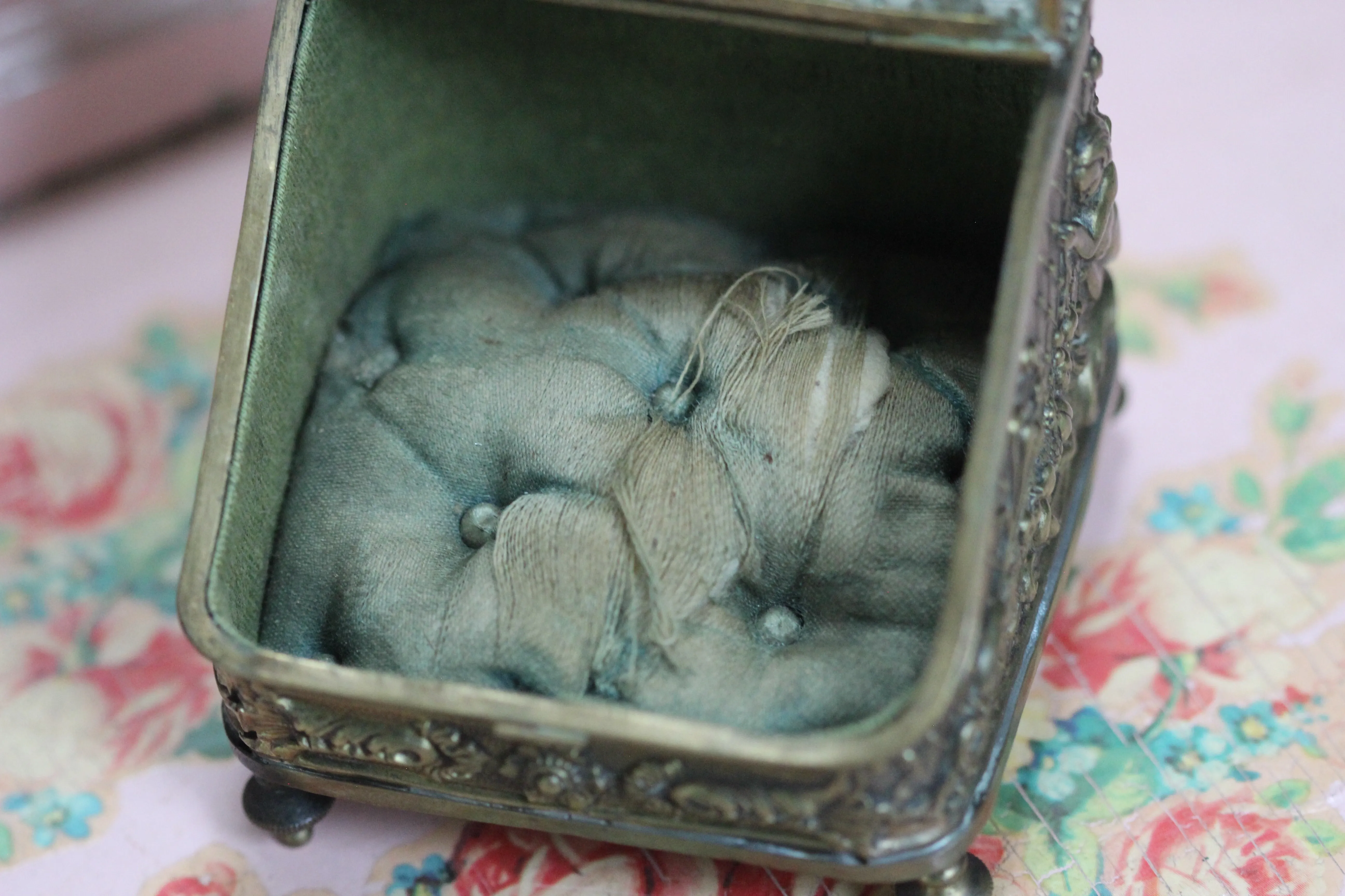 Tafted French Victorian Jewelry Box