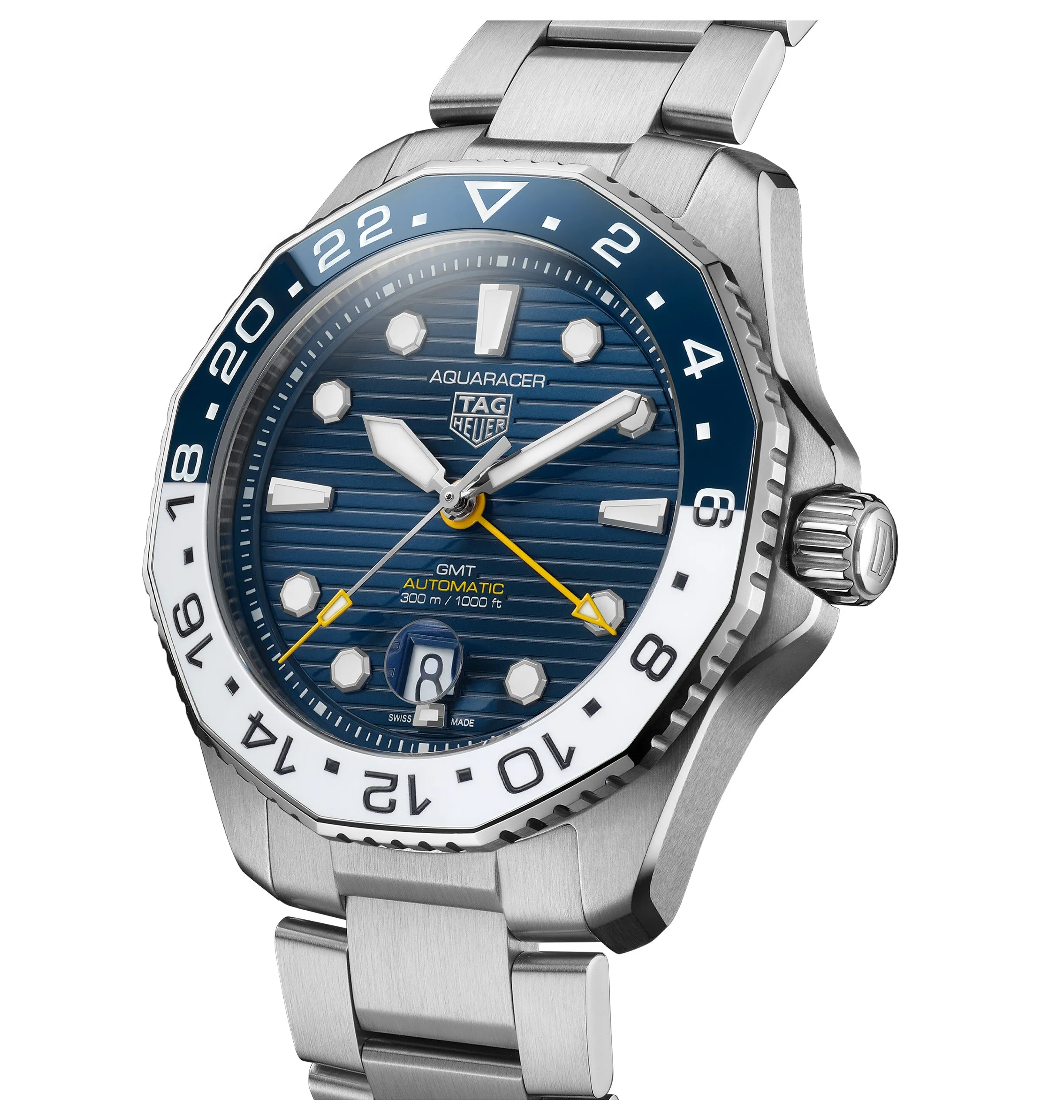 TAG Heuer Aquaracer Professional 300 GMT, 43mm with Blue Dial