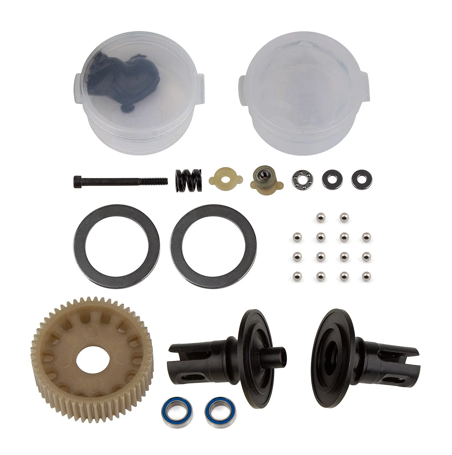 Team Associated RC10B6 Ball Differential Kit with Caged Thrust Bearing (ASS91992)