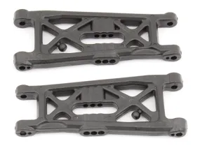 Team Associated RC10B6 Flat Front Suspension Arms, hard (ASS91672)