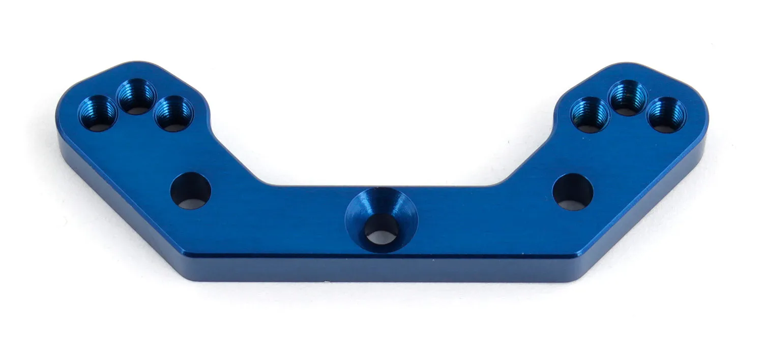 Team Associated RC10B6.1 Rear Ballstud Mount, blue aluminum (ASS91775)