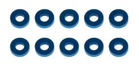 Team Associated Washers, 7.8x3.5x2.0mm, blue aluminum (ASS31389)