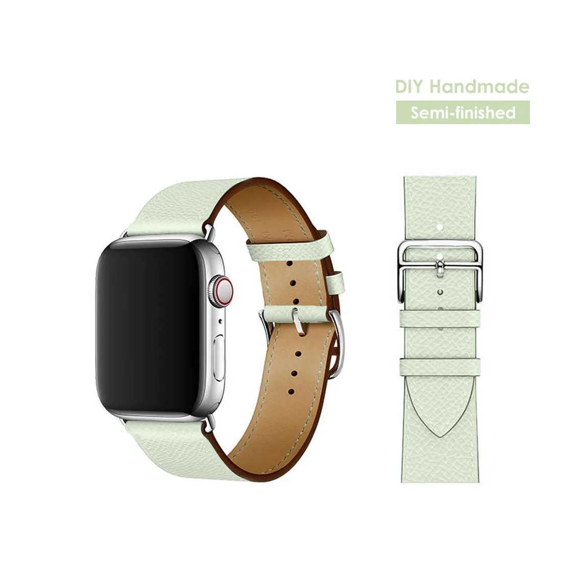 Top Grain Leather Apple Watch Band DIY Kits