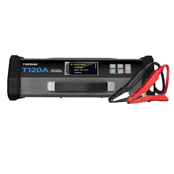 TOPDON - T120000 - 120A Stable Power Supply and 12V Battery Charger - 6.5 Ft.