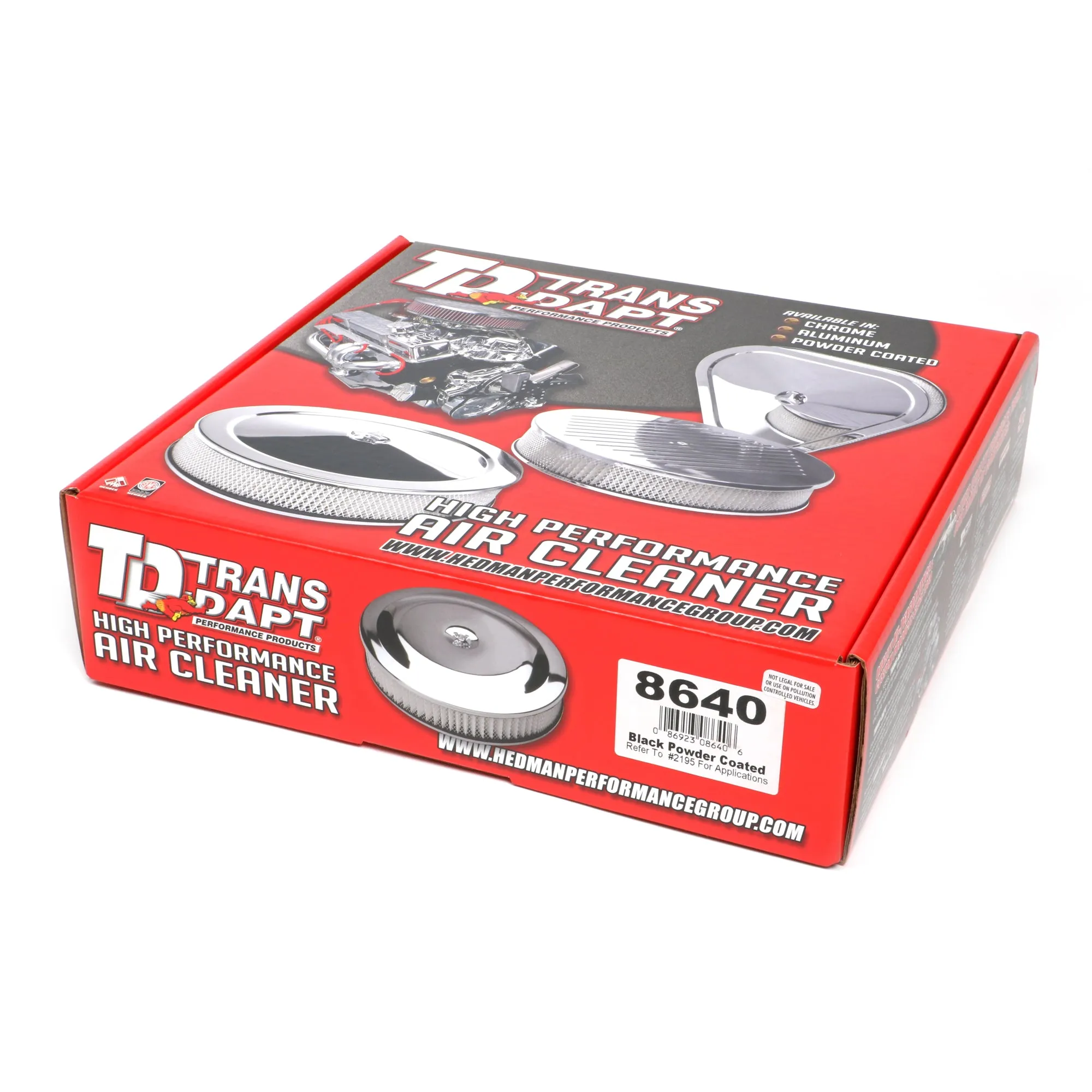 Trans-Dapt Muscle Car Air Cleaner 14x3 Black