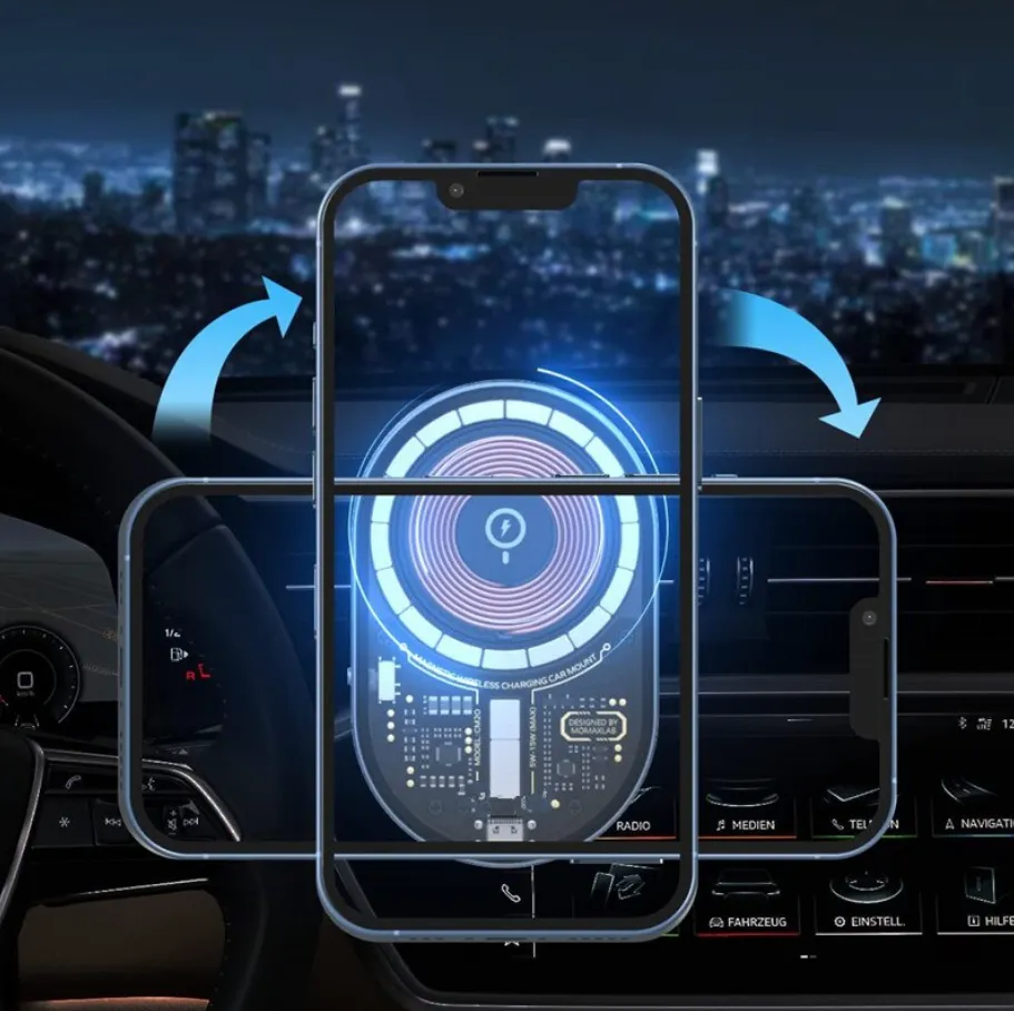 Transparent Car Wireless Magnetic Phone Charger