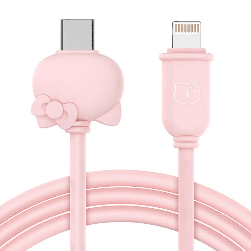 UKA Hello Kitty 1.2M 3A PD Type-C to Apple Lightning Cable