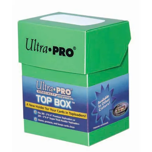 Ultra PRO: Top Box - Toploader Specialty Series (Green)