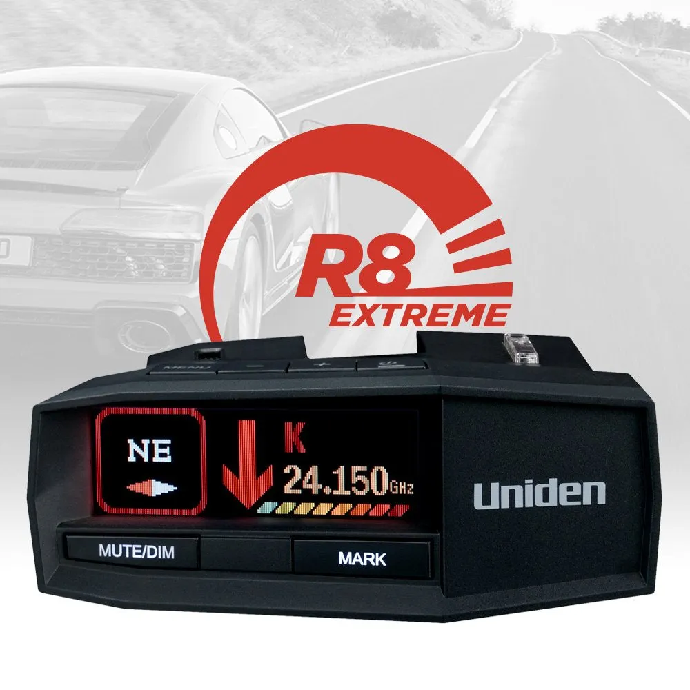 Uniden R8 Long Range Detector With GPS