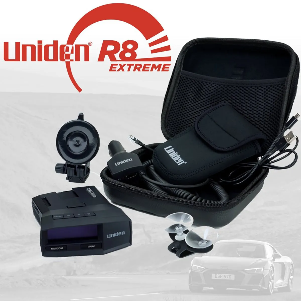 Uniden R8 Long Range Detector With GPS