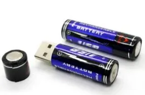 USB BATTERY CHARGER (INCLUDES  2 AA)