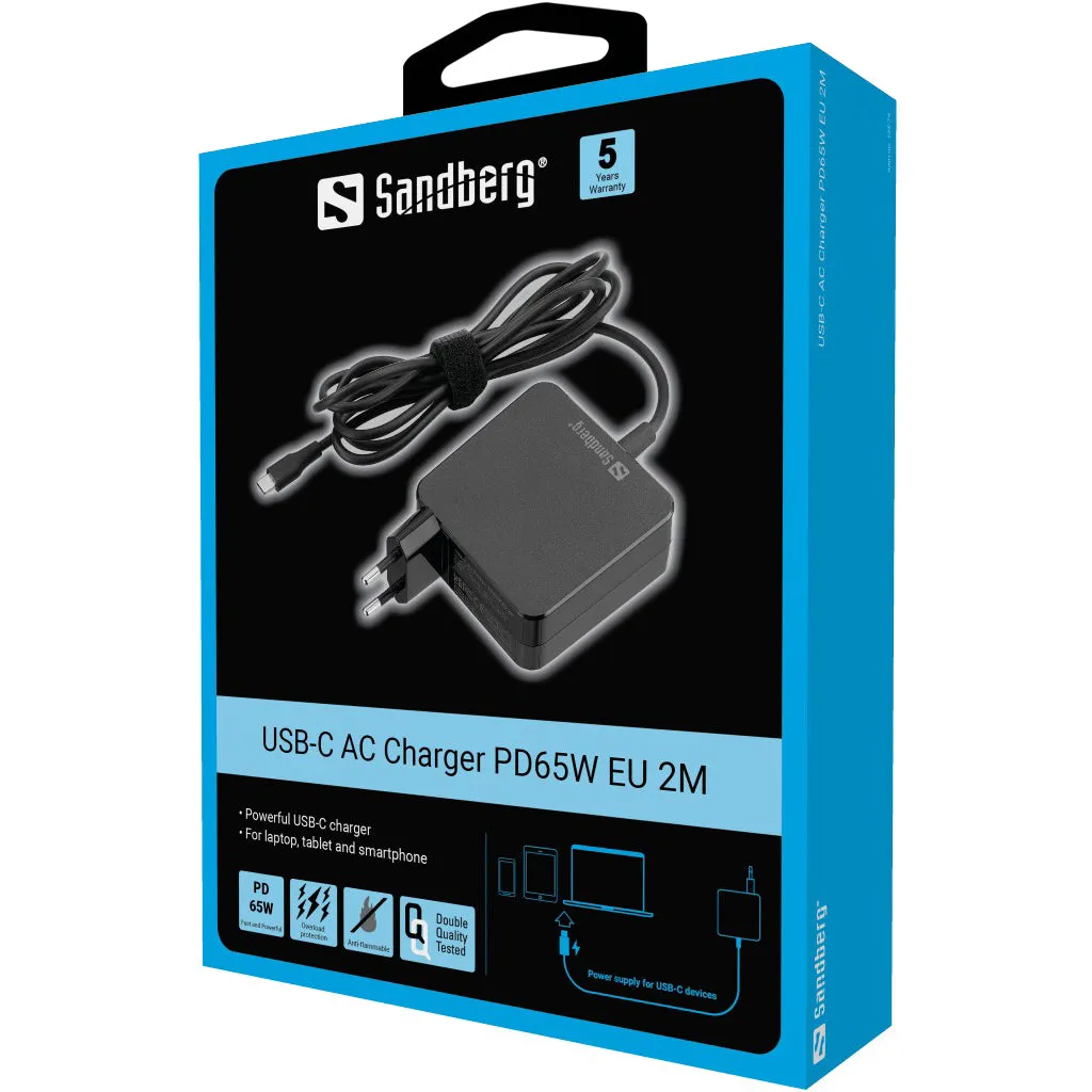 Usb-C Ac Charger Pd65w Eu 1M