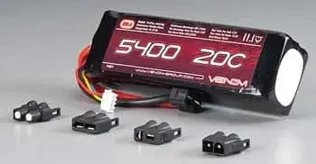 Venom 1581 LiPo 3S 11.1V 5400mAh 20C Uni Plug System