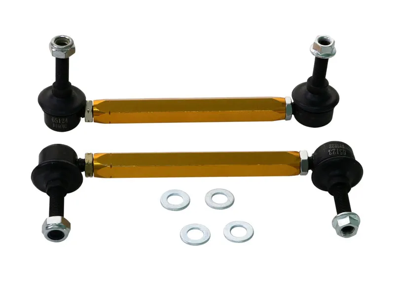 Whiteline Sway Bar End Link Kit Mazda 323 Astina (1998-2004) [190-215mm/ 10mm Ball Stud] Front - KLC187