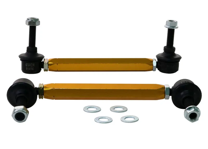 Whiteline Sway Bar End Link Kit Mazda 323 Astina (1998-2004) [190-215mm/ 10mm Ball Stud] Front - KLC187