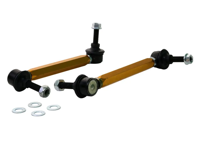 Whiteline Sway Bar End Link Kit Mazda 323 Astina (1998-2004) [190-215mm/ 10mm Ball Stud] Front - KLC187