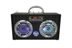 Wireless Bluetooth Boombox in Black