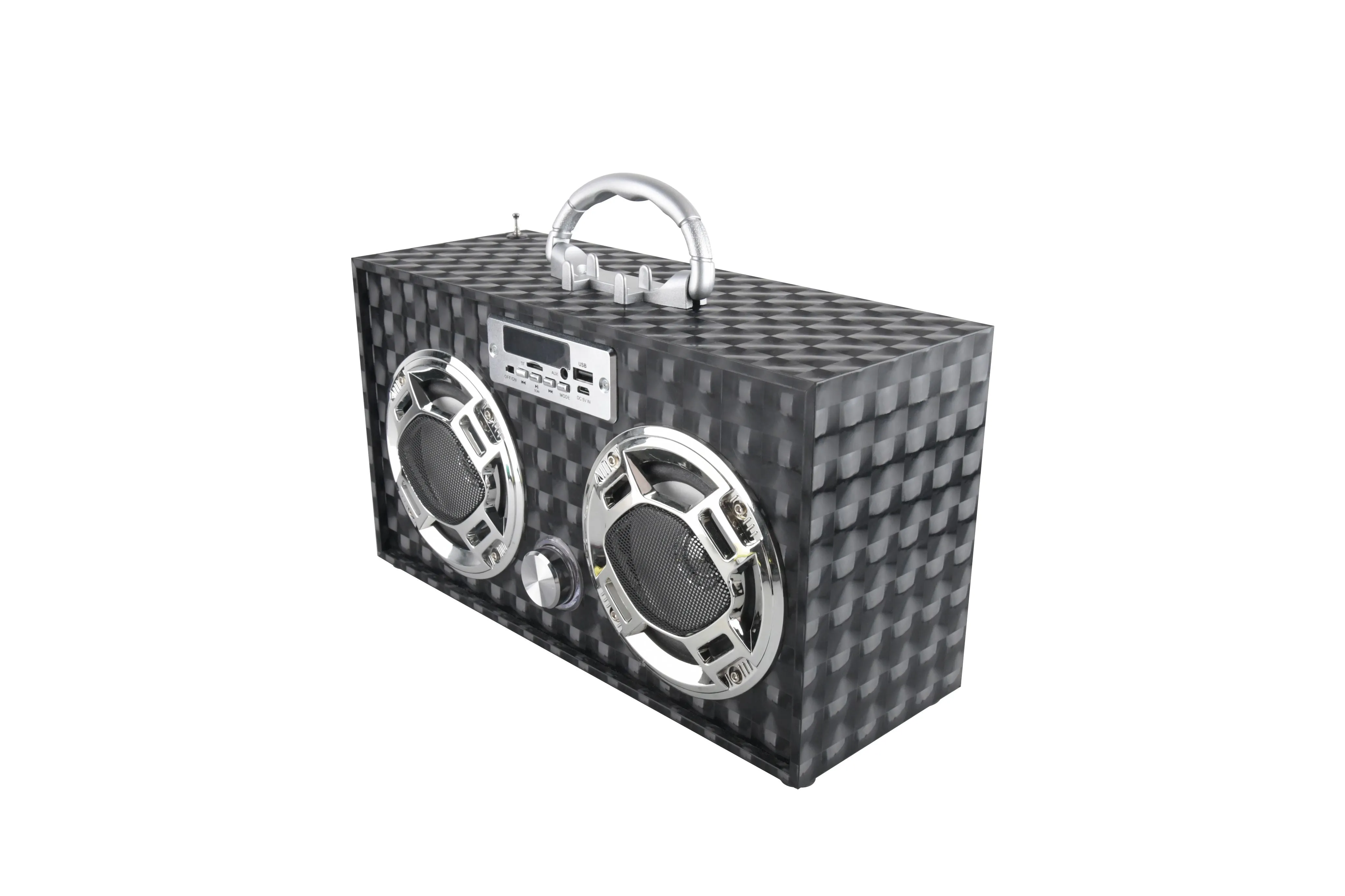 Wireless Bluetooth Boombox in Black