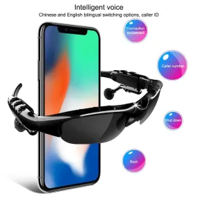 Wireless Polarized Bluetooth Sunglasses Earphone Headset Cycling